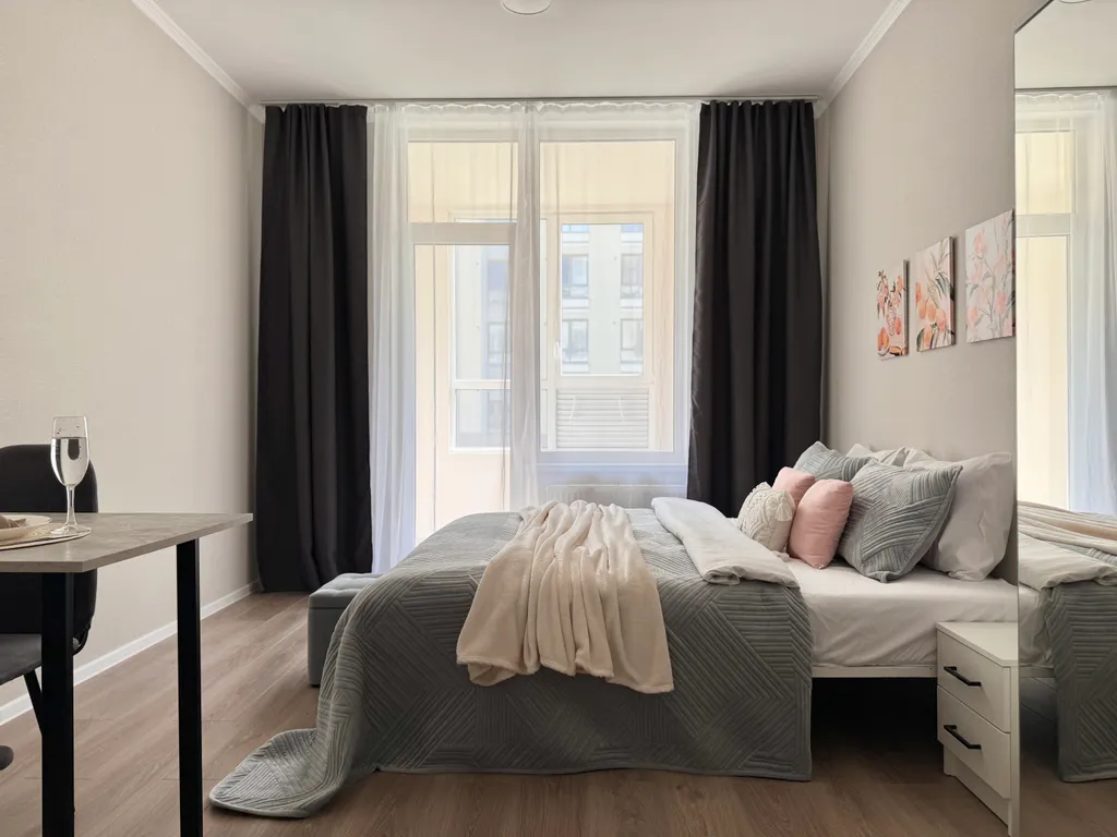 Квартира Квартира Стильная студия рядом с аэропортом — Шушары