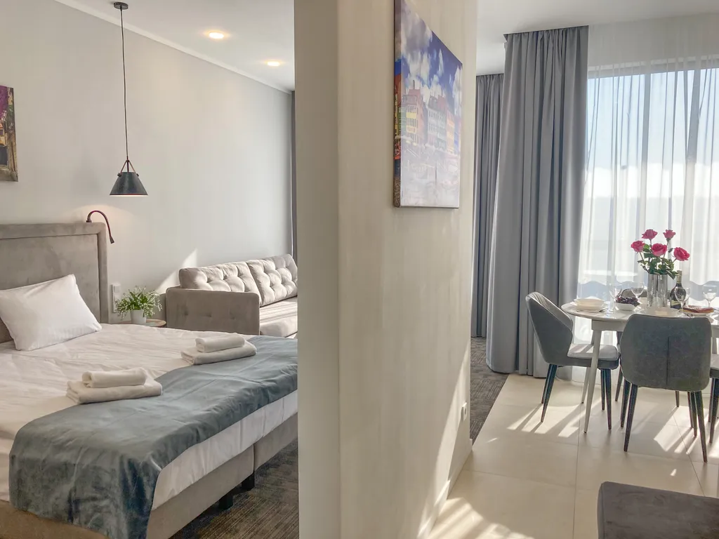 Квартира Квартира Сан Сити 1 в здании с Baltik spa на 9 этаже — Светлогорск