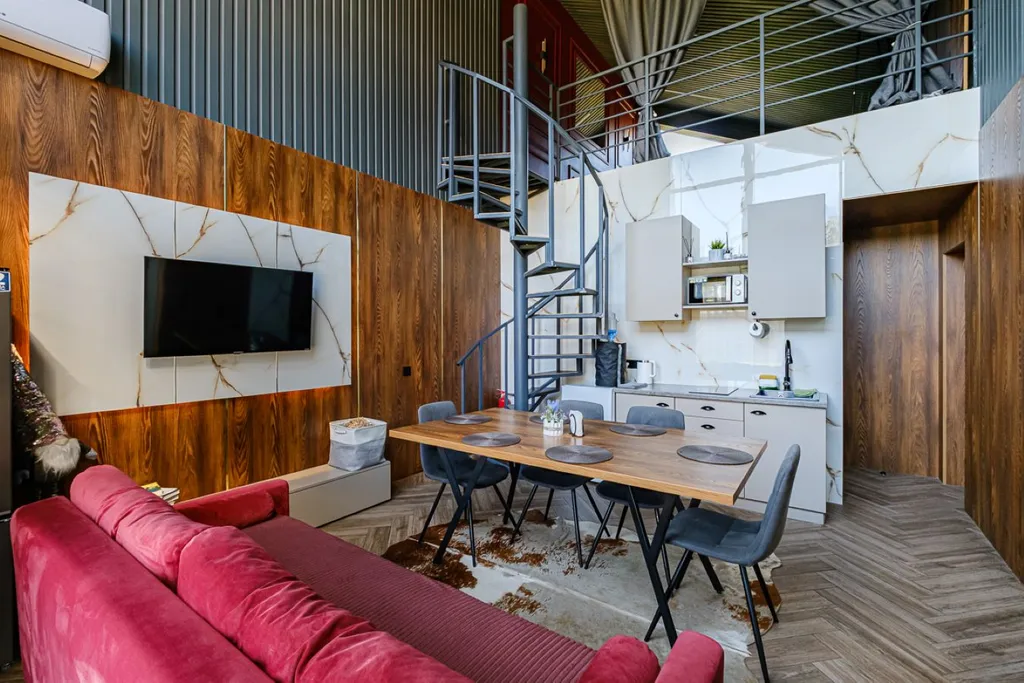 Yeti home дом с горячим бассейном на улице