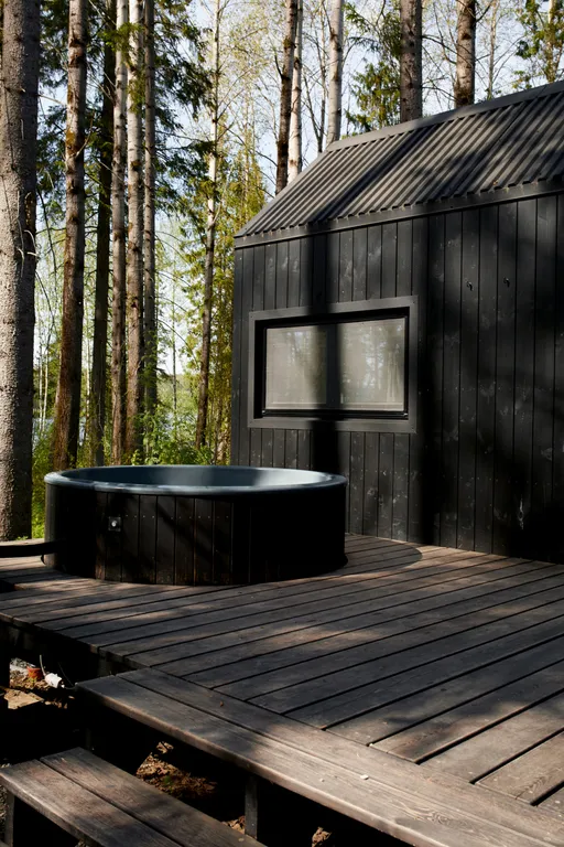 Minimal + открытая терраса и персональная купель