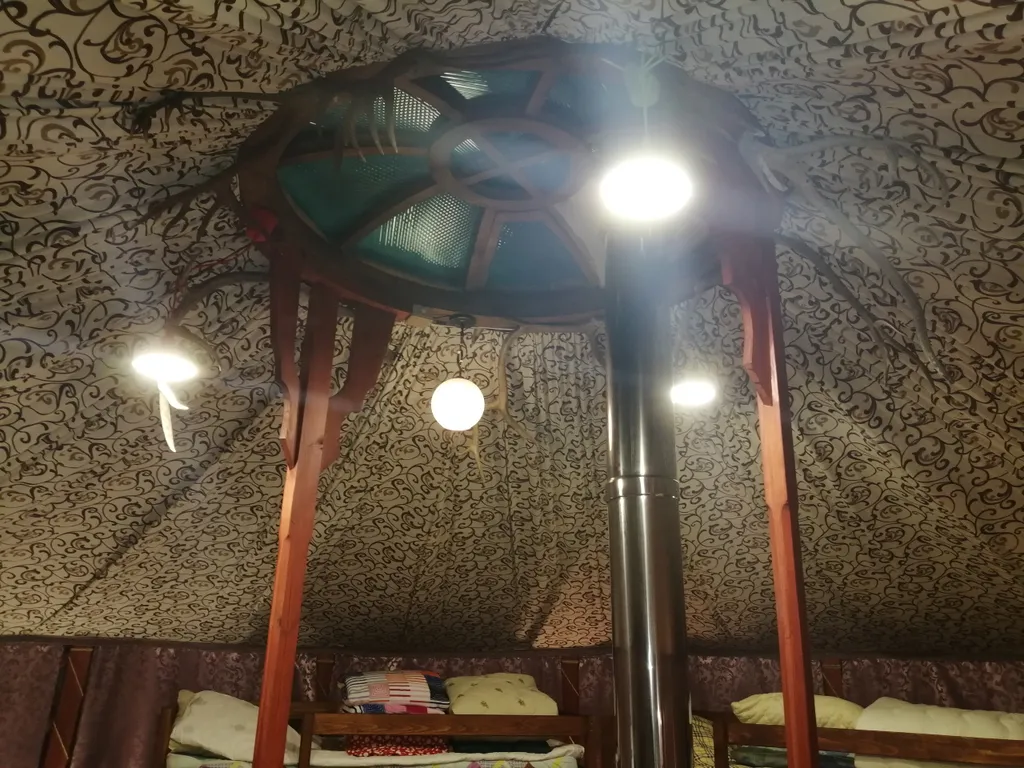 Настоящая Монгольская зимняя юрта