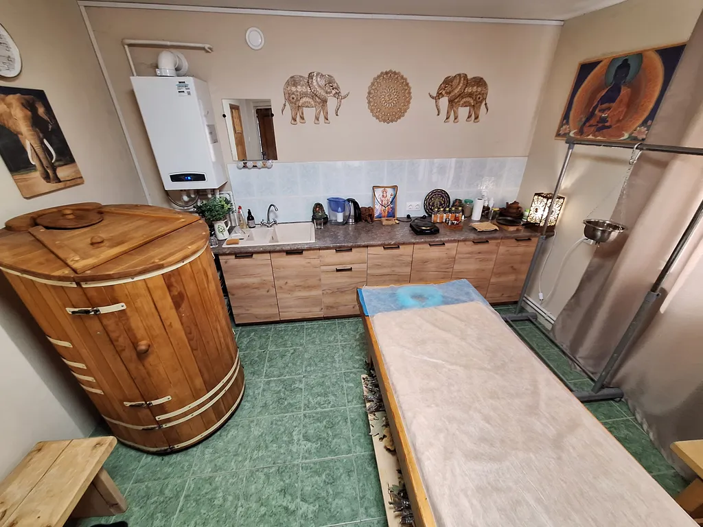 Дом с баней, мангалом и массажем