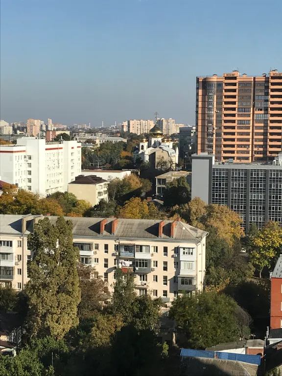 Квартира Уютная квартира в центре города с прекрасным видом на город — Краснодар