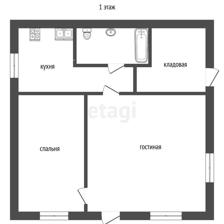 Коттедж Целый этаж в частном доме со своим садом и парковкой — Ялта