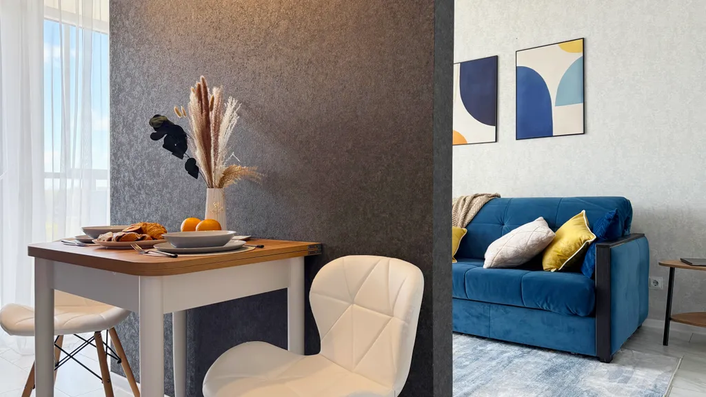 Квартира Квартира Уютная светлая студия с панорамным видом — Светлогорск