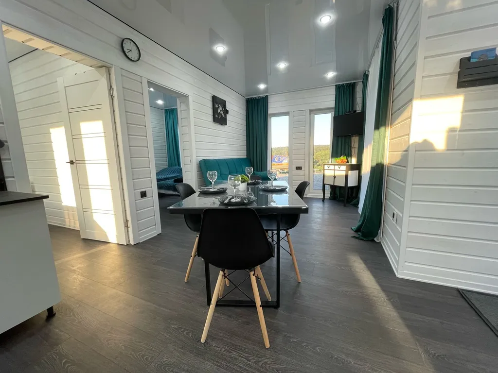 Уютный домик с чаном в тихом местечке