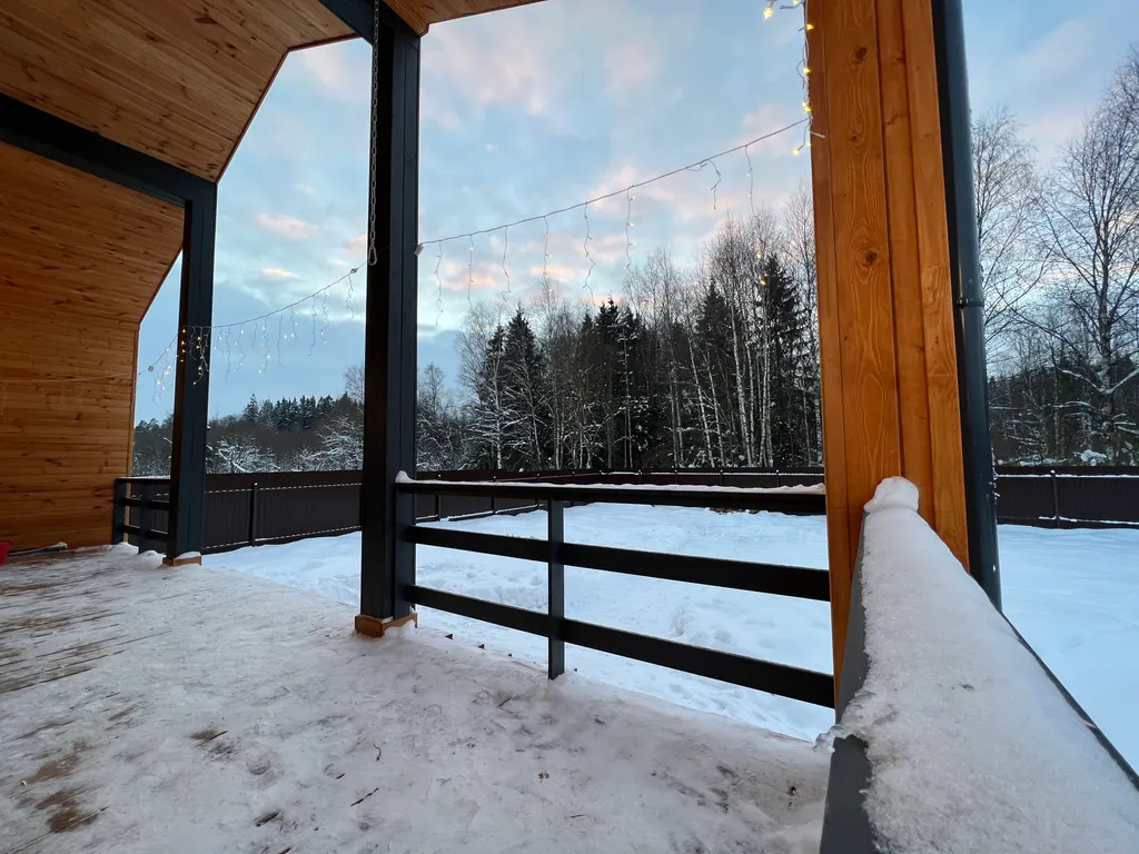 Коттедж Коттедж Барнхаус с камином и сауной на Новой Риге — Телепнево