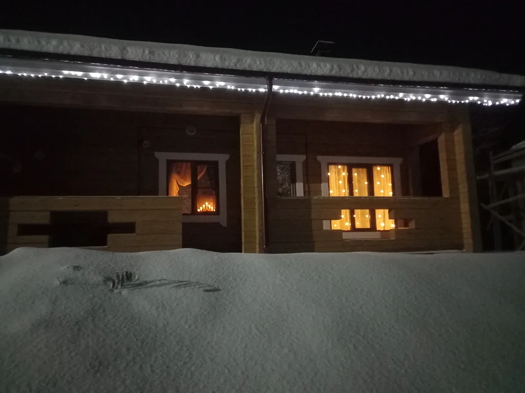 Уютный дом со всеми удобствами на берегу озера Верхнее Куйто