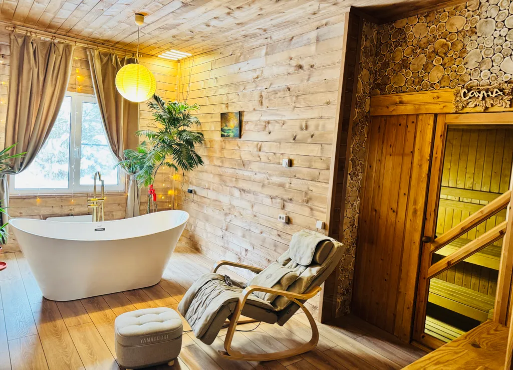 Коттедж Домик у леса и СПА-ОТДЫХ — Ропша