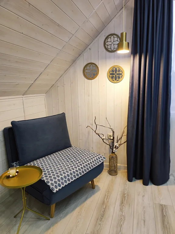 Монсардный этаж в стиле шале