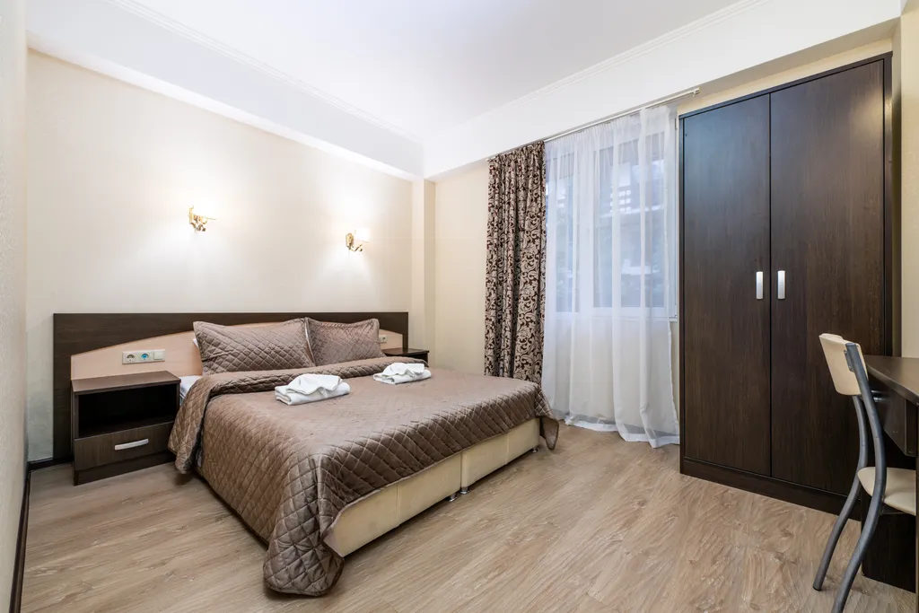 Классические апартаменты с двумя спальнями и ванной, 1 этаж