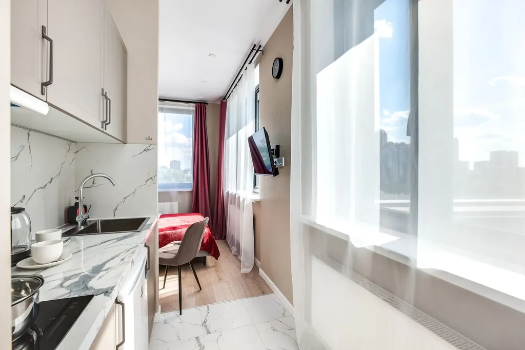 Квартира Квартира Уютная студия возле метро Кунцевская — Москва