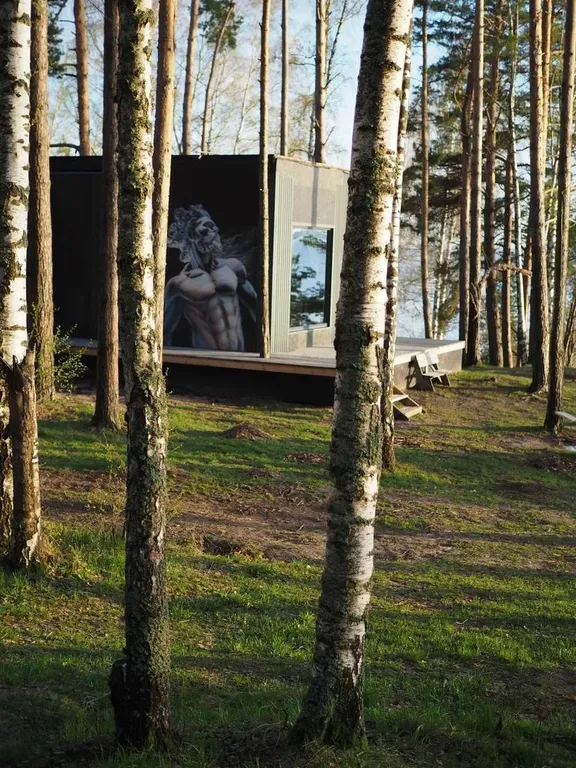 Дом с сауной Zeus с видом на Горьковское море