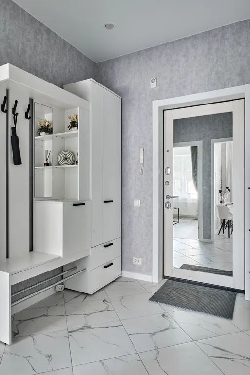 Прекрасная стильная квартира Инь янь