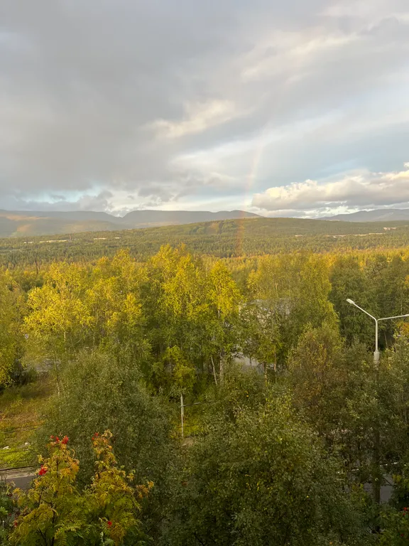 Квартира с видом на горы Хибины