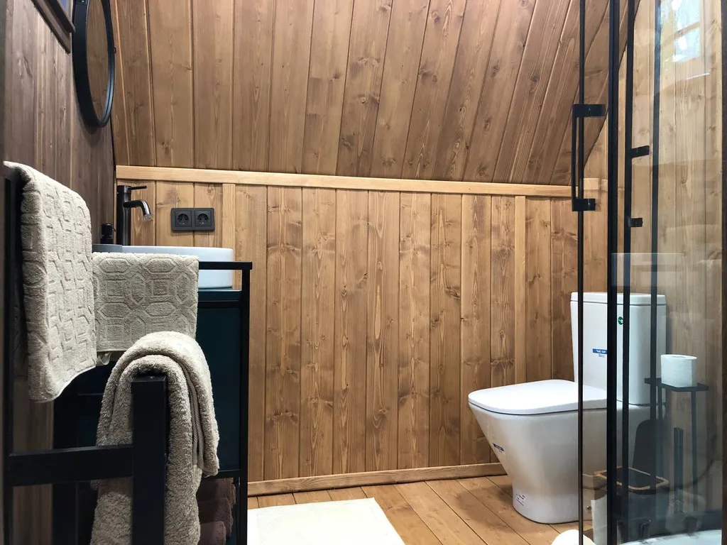 Коттедж Домик Березовый на территории 30 соток — Черноголовка