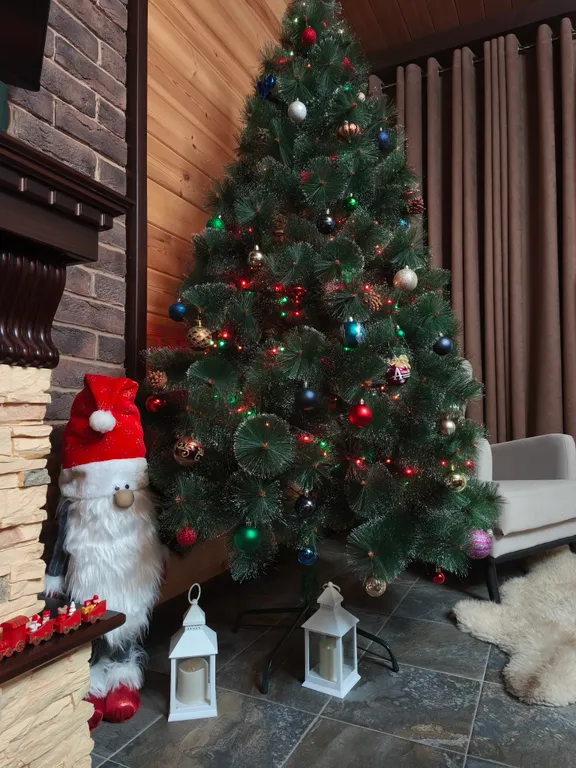 Новый дом с финской сауной, террасой и видом на гору Змейка