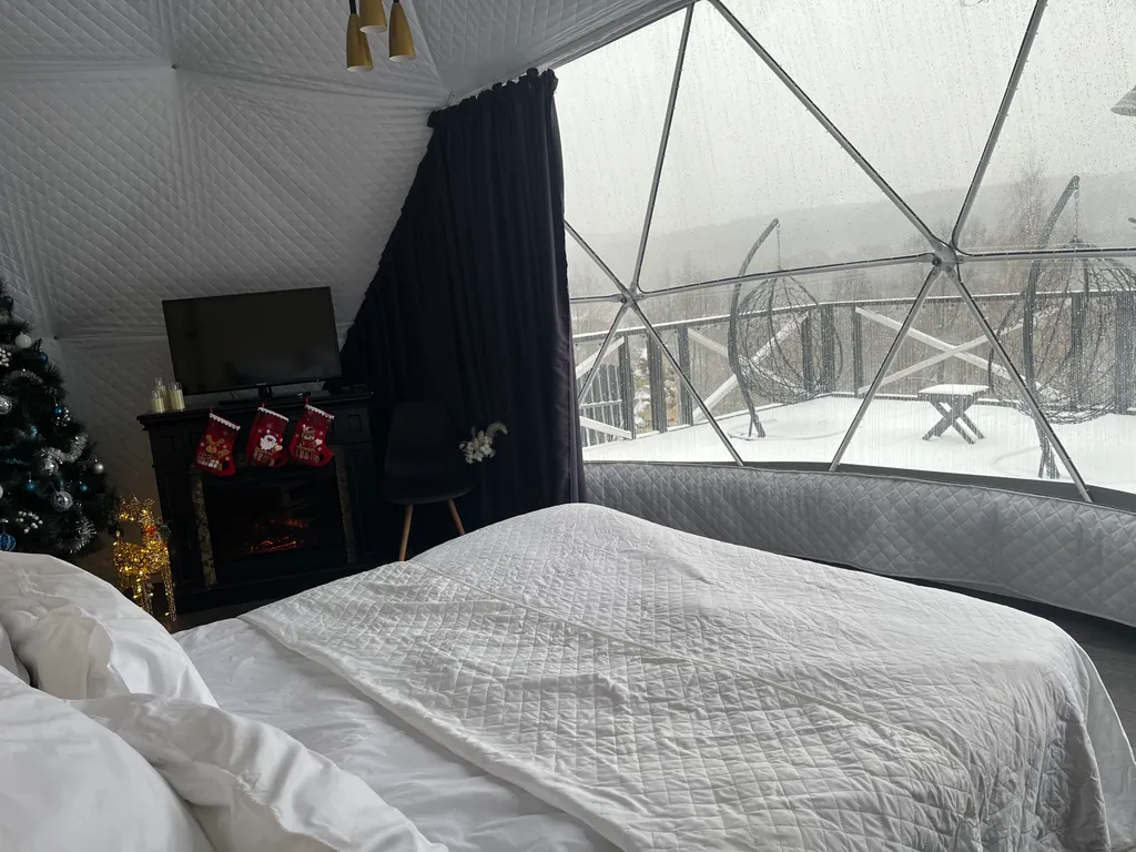 Глэмпгеокупол Домик на Оке