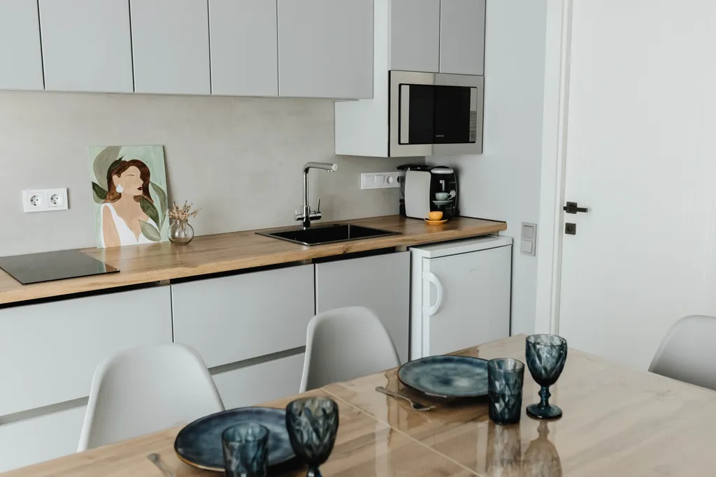 Апартаменты в спальном районе рядом с центром города