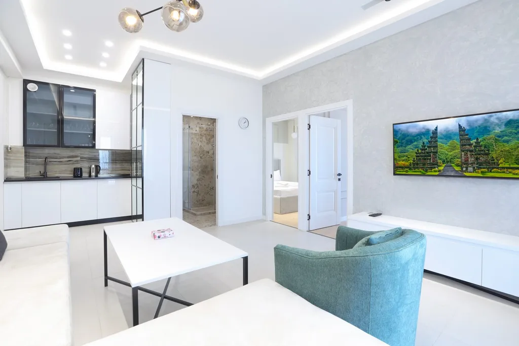 Апартаменты с 2 спальнями в центре города