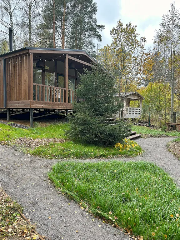 Коттедж Коттедж у озера с камином Сосновый Дом — Орехово