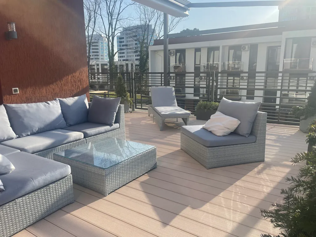 Квартира Апартаменты с большой террасой с видом на море — Адлер