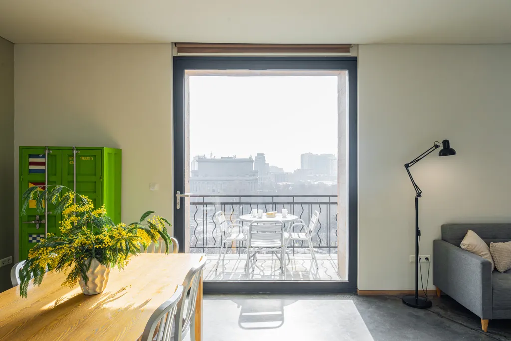 Апартаменты с видом на Каскад