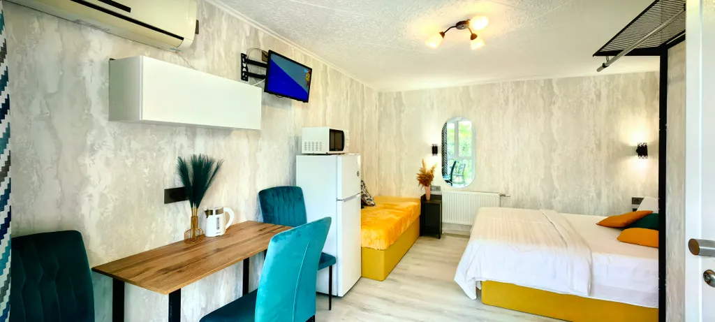 Уютная студия с терассой, отоплением, парковкой