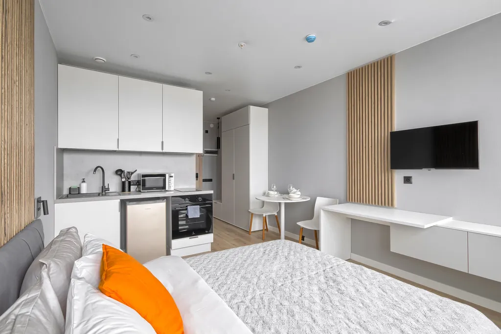 Квартира Дизайнерские апартаменты в апарт-комплексе 25/7 Заневский — Санкт-Петербург