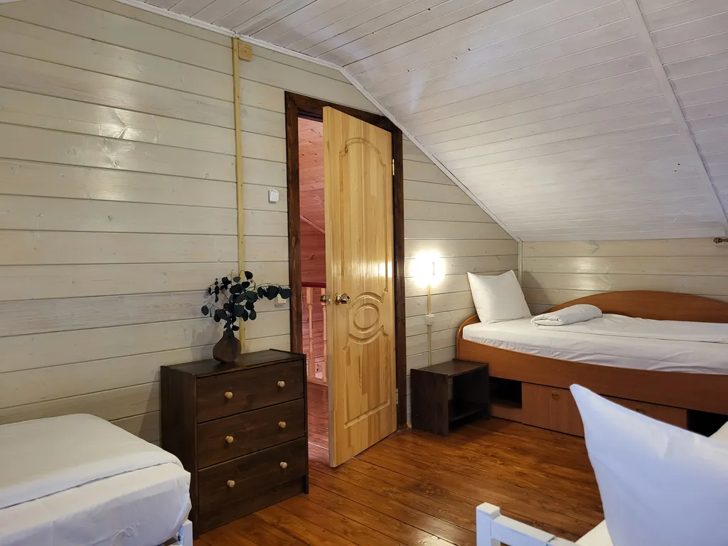 Коттедж Комфортный коттедж с баней, камином и мангальной зоной — Дракино