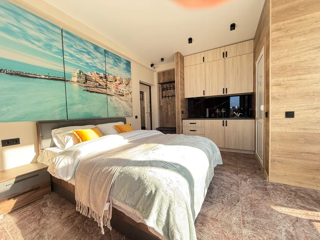 Квартира с шикарным видом на горы в центре Красной поляны