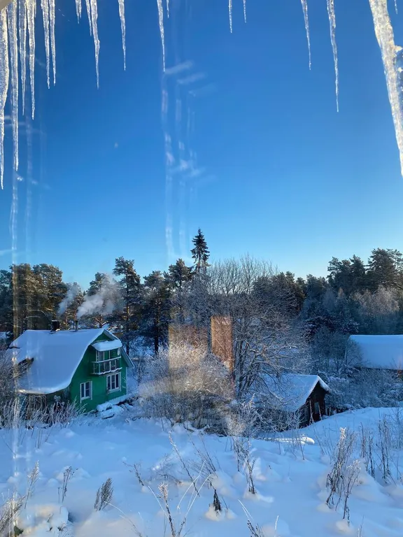 Дом на горе с камином и сауной