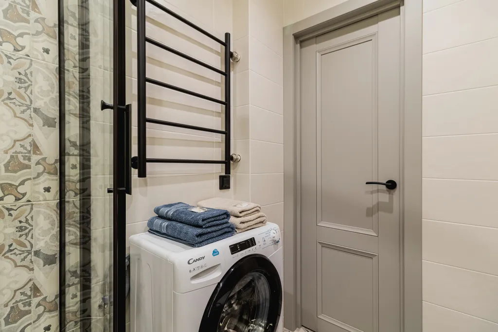 Студия с дизайнерским ремонтом и видом на город