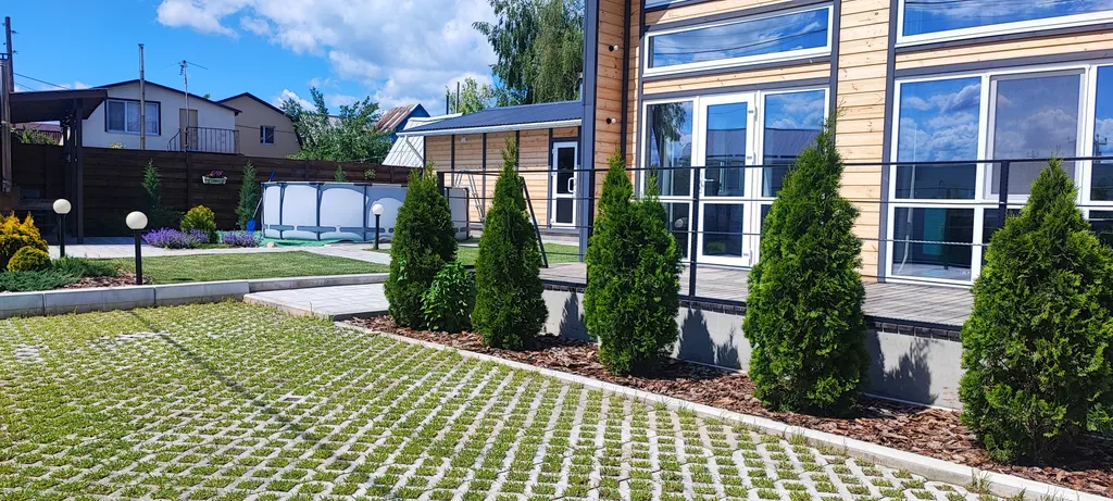 Дом отдыха барнхаус у Волги с баней и банным чаном