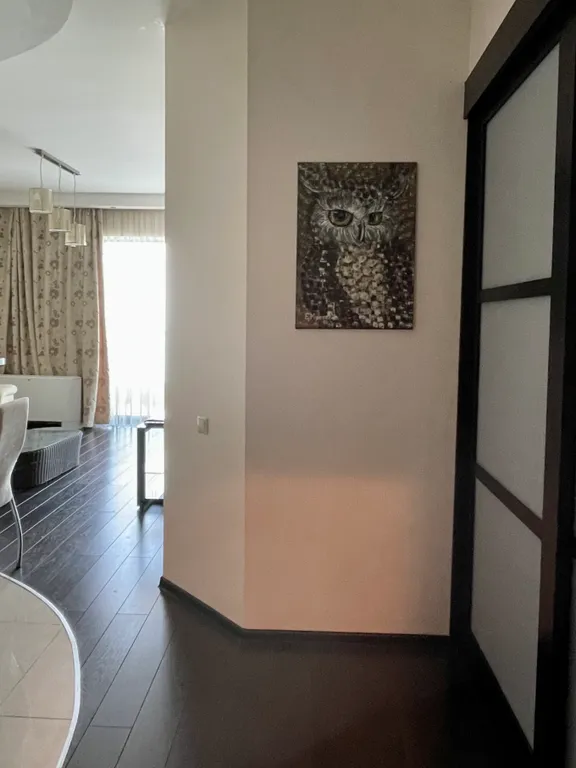 Апартамент с видом на море в жилом комплексе с бассейном