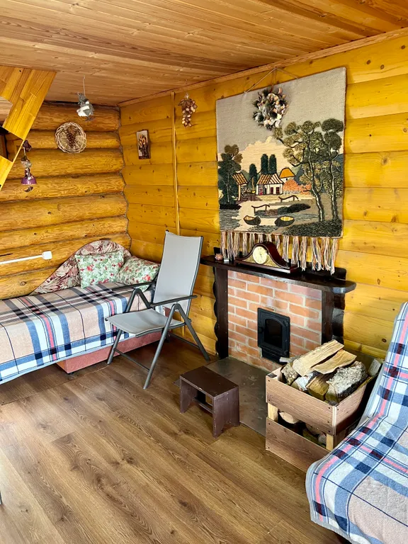 Домик в деревне c баней на дровах