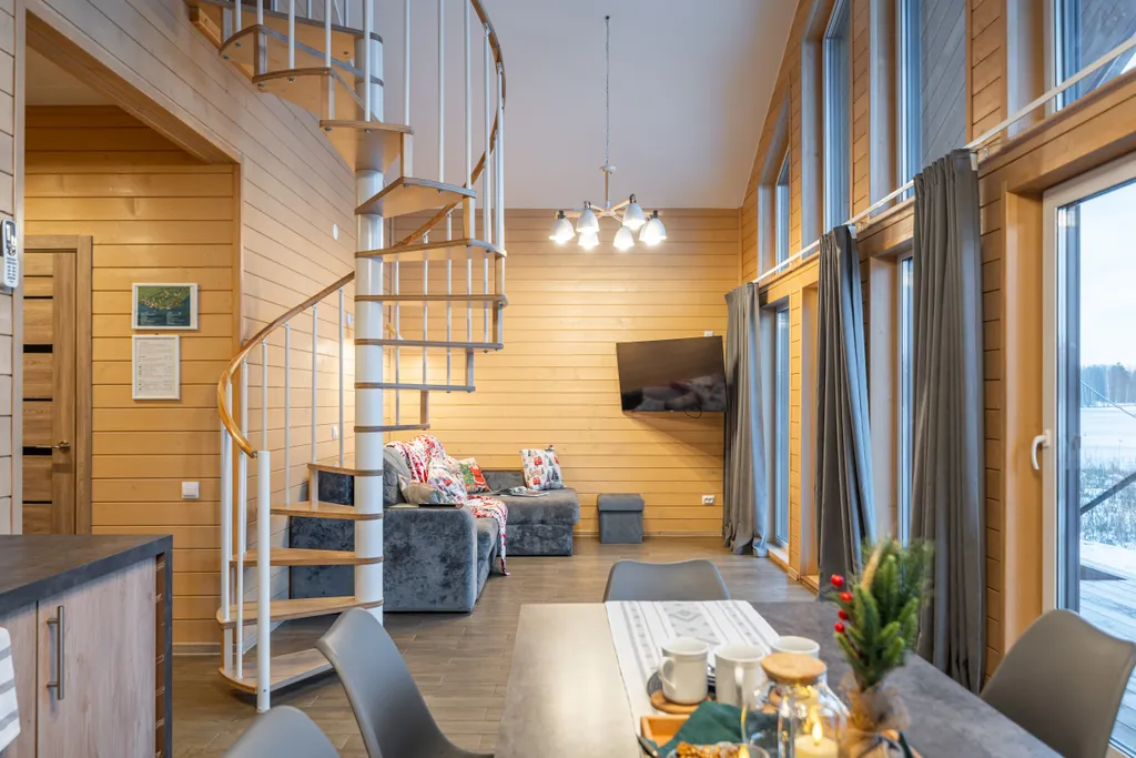 Коттедж Коттедж с видом на озеро — Приозерск