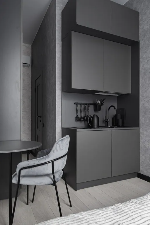 Квартира Квартира Студия в ЖК Park Side в монохромном стиле №1 — Санкт-Петербург