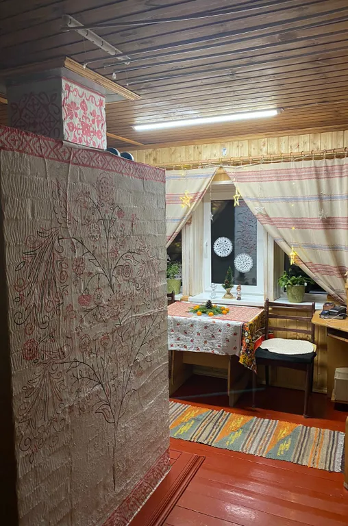 Домик Уют Самана в Родовом поместье в лесу