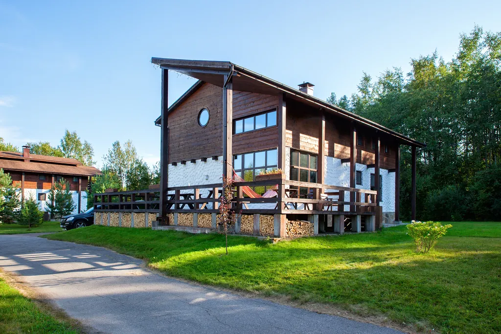 Коттедж Шале на 10 мест — аренда посуточно в Сосновый Бор