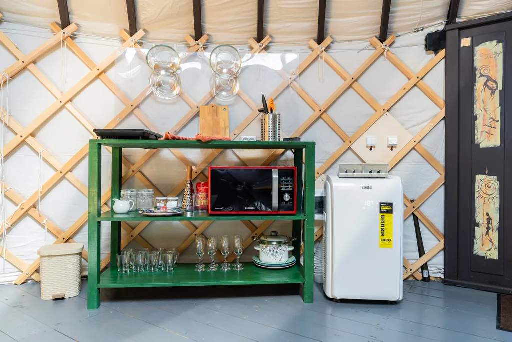 Коттедж Коттедж Юрта Ретрит с баней — Можайск