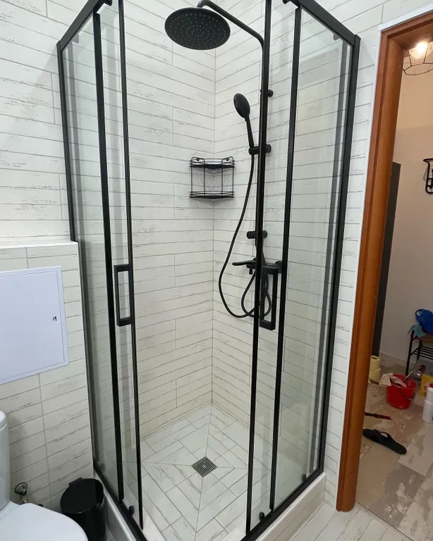 Red freezer apartament