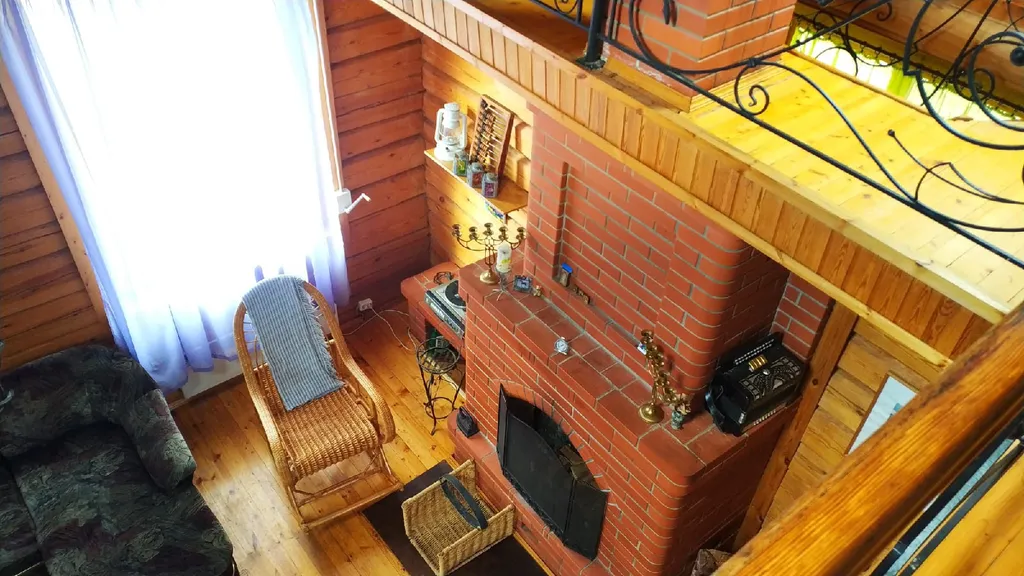 Уютный дом с камином в Карелии