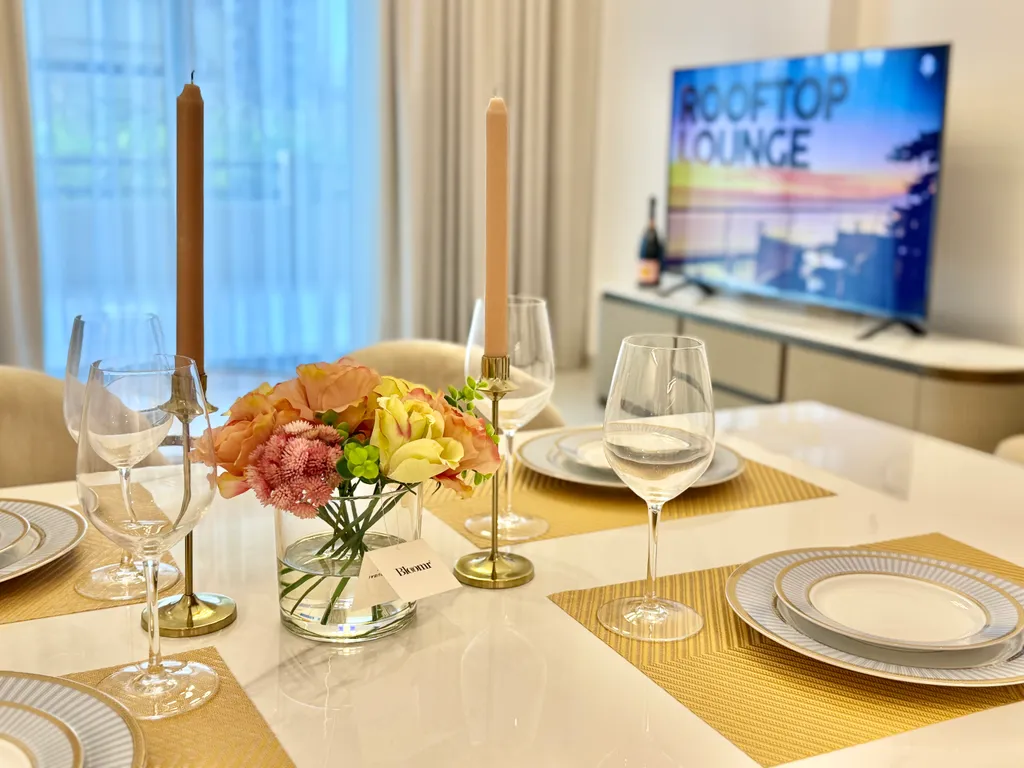 Новая квартира около отеля Burj Al Arab с террасой