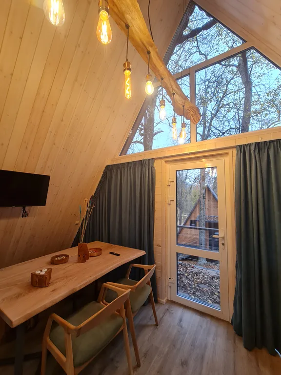 Коттедж Коттедж А-фрейм в заповедном лесу — Архыз