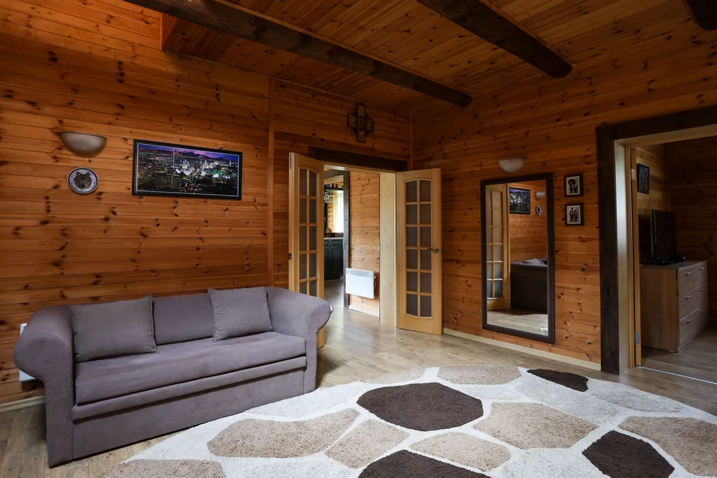 Уютный коттедж с баней на территории