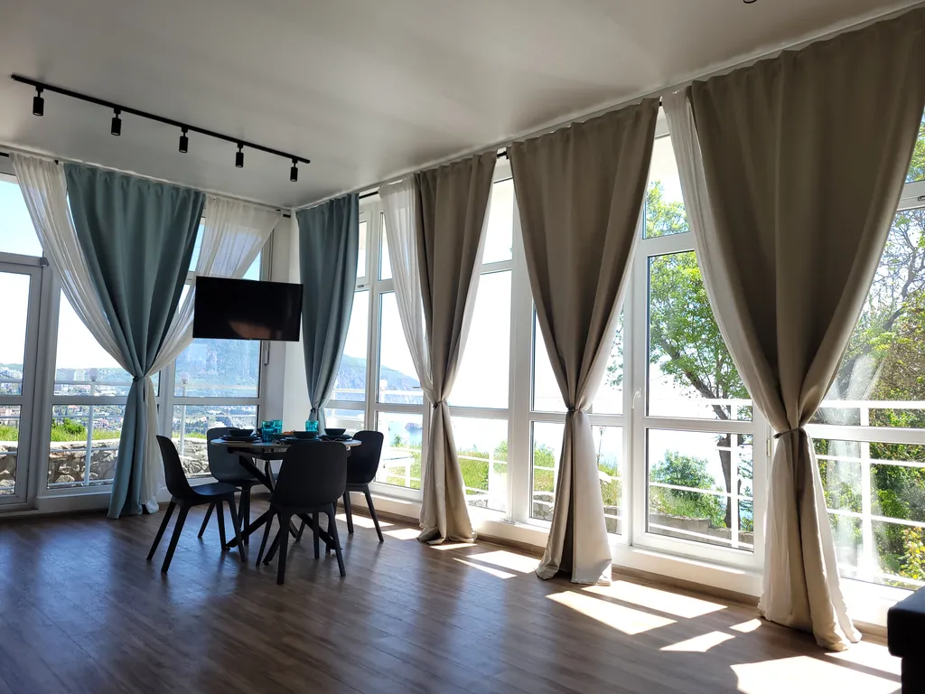 Квартира До 6 человек, восхитительный вид на море, мангал, парковка, в тихом месте — аренда посуточно в Гурзуф