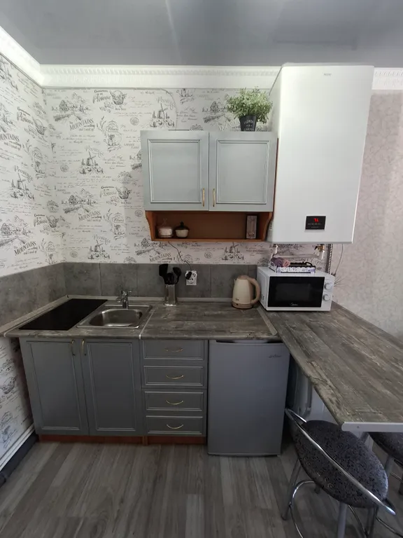 Квартира-студия с видом на горы