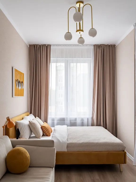 Квартира Квартира Медовая студия в ЖК Ясно Янино — Янино-1