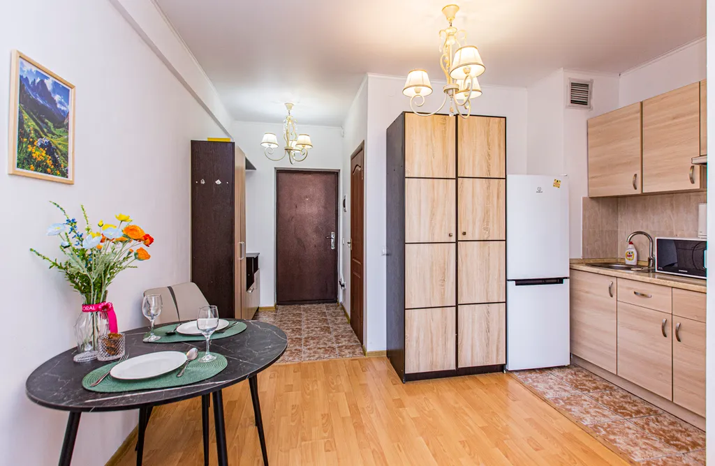 Квартира в ЖК Бастау с красивым видом на горы